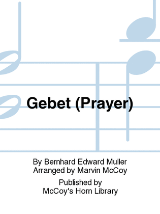 Book cover for Gebet (Prayer)