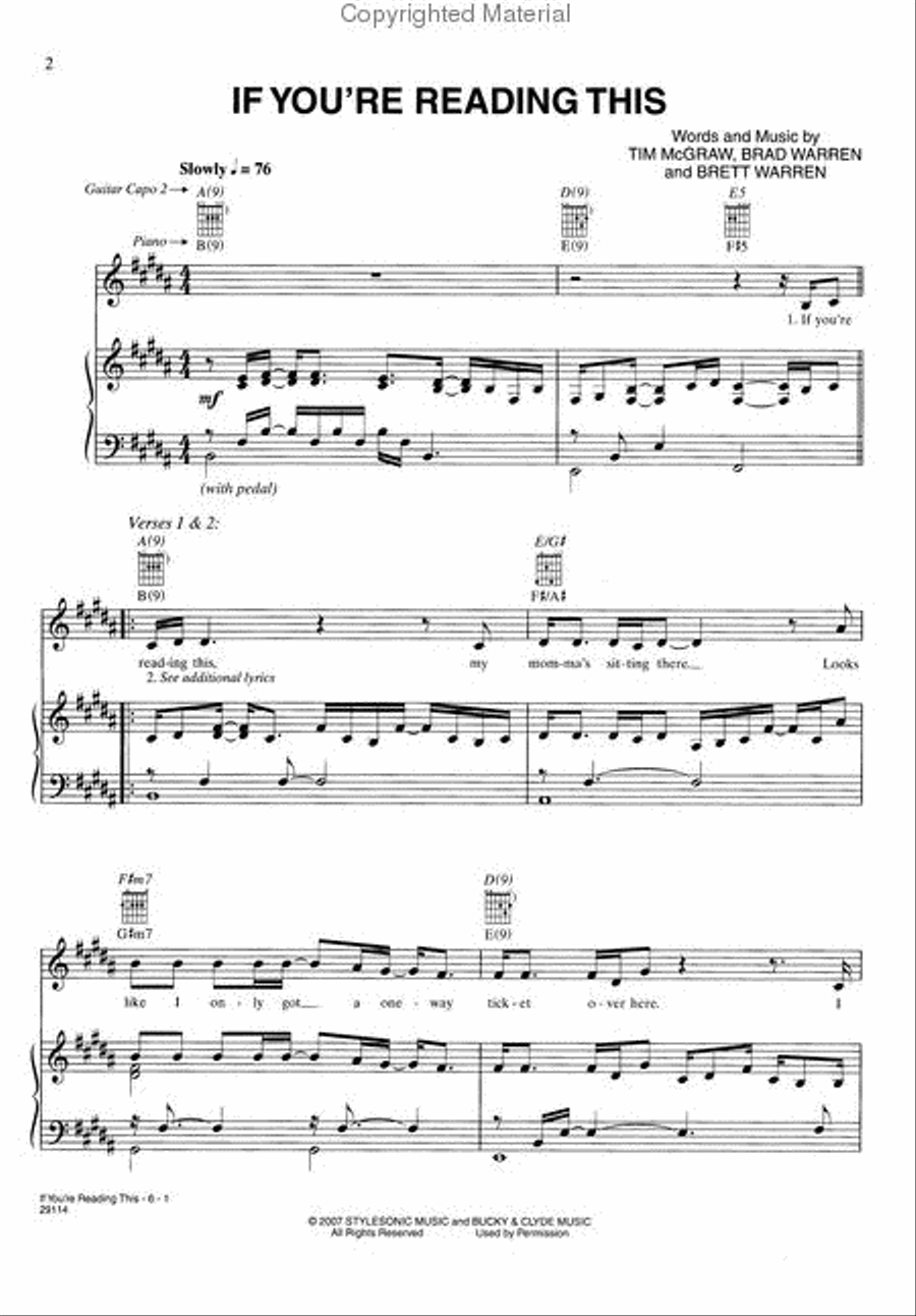 If You're Reading This If You're Reading This Small Ensemble scores gallery preview page 2