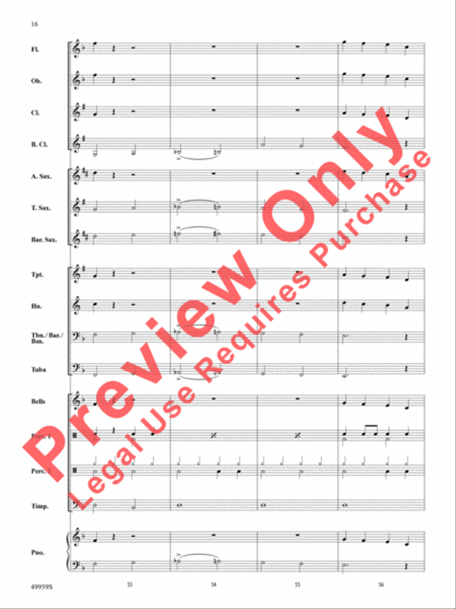 Creep It Real Concert Band scores gallery preview page 17