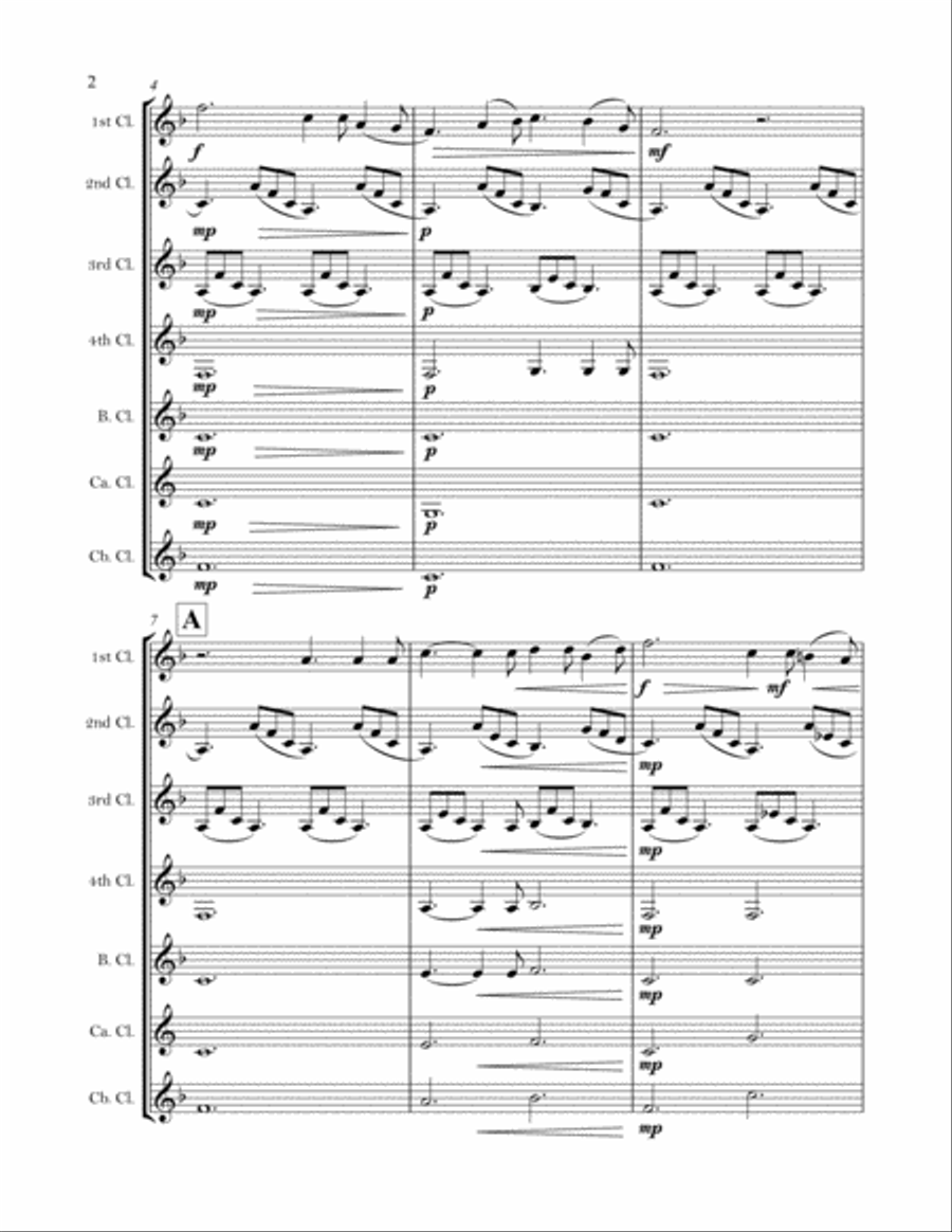 O Holy Night (clarinet choir)