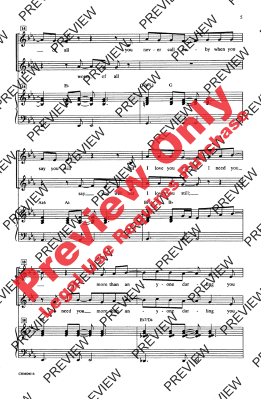 Build Me Up Buttercup 2-Part scores gallery preview page 4