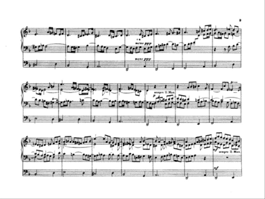 Reger: Introduction and Passacaglia Organ scores gallery preview page 5