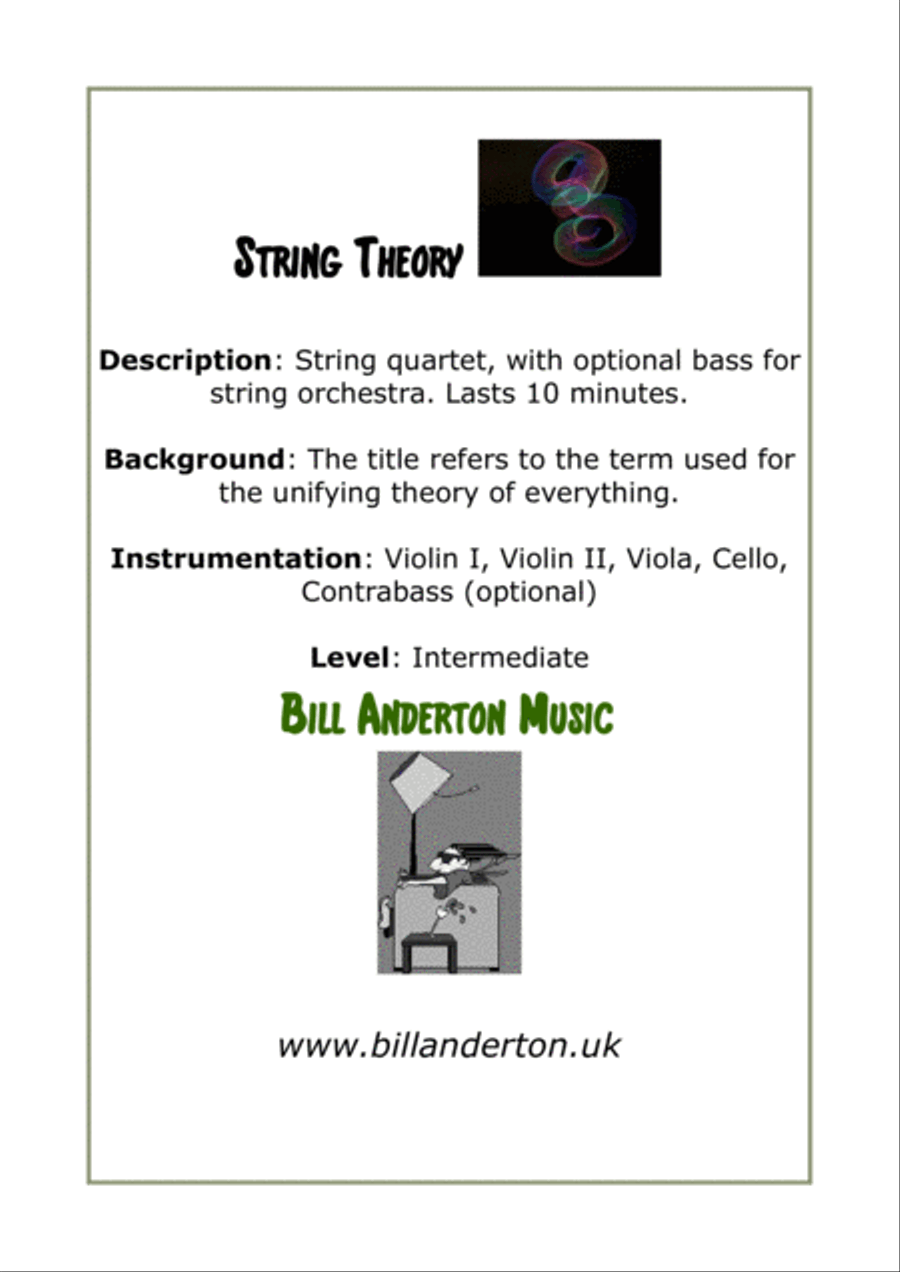 String Theory String Orchestra scores gallery preview page 1
