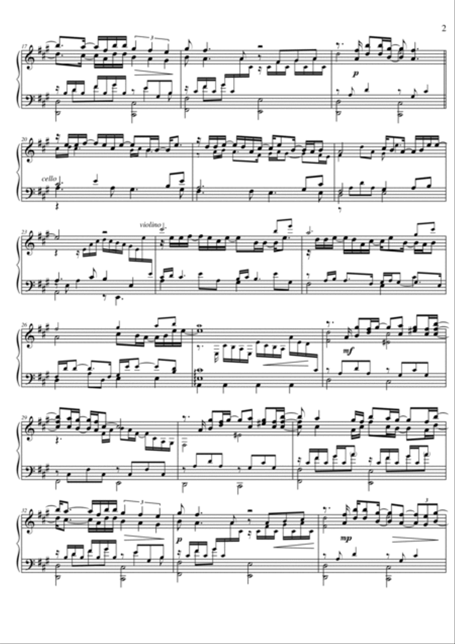 Que Bien Piano scores gallery preview page 2
