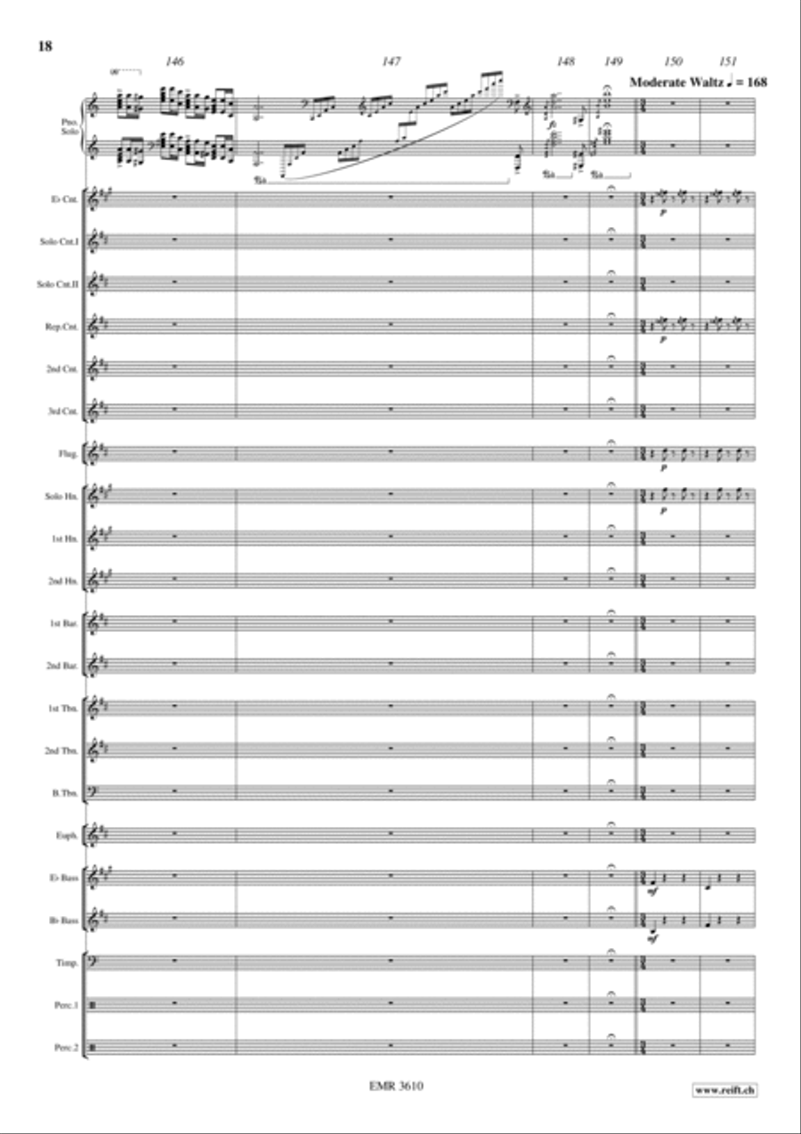 Concerto Fantastico Brass Band scores gallery preview page 19