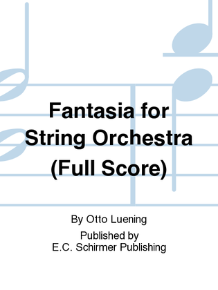 Fantasia for String Orchestra (Additional Full Score)