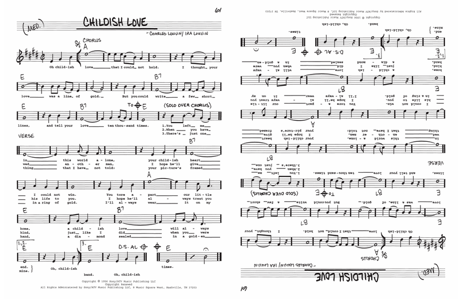 Childish Love Childish Love Voice scores gallery preview page 1