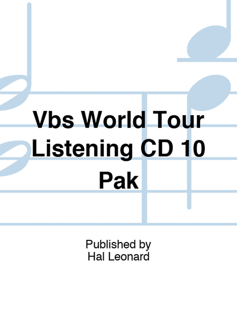 Vbs World Tour Listening CD 10 Pak
