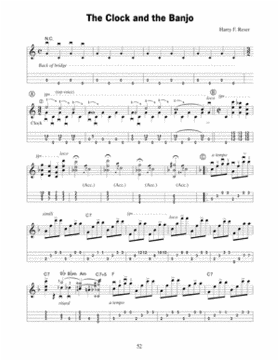 Harry Reser Tenor Banjo Legend Banjo scores gallery preview page 3