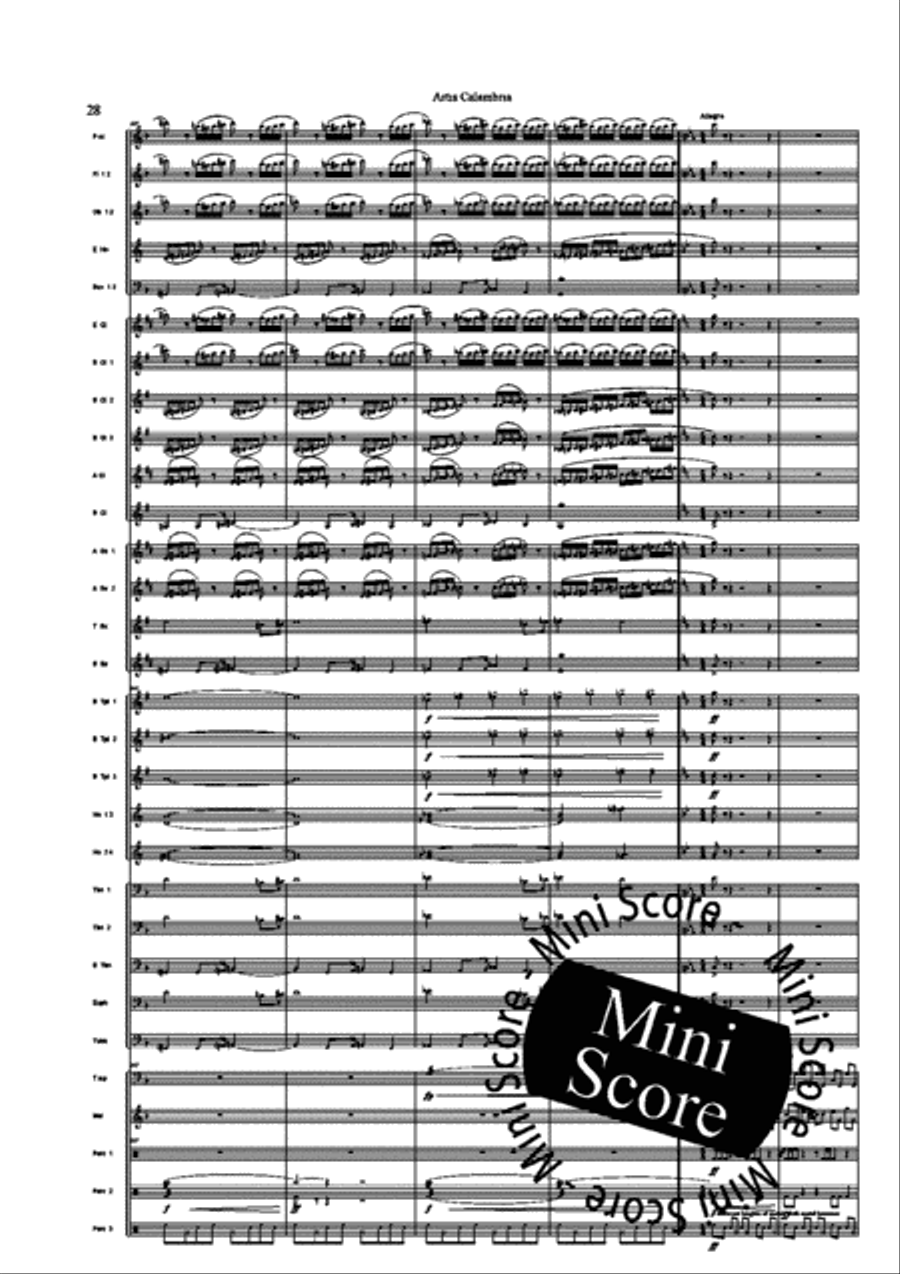 Artis Calambria Concert Band scores gallery preview page 30