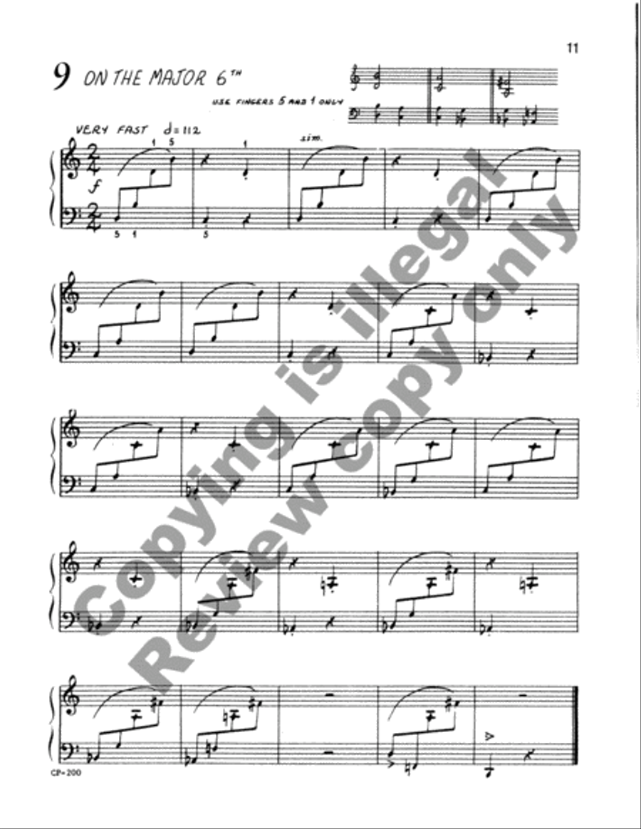 Twelve Little Etudes Piano Method scores gallery preview page 22