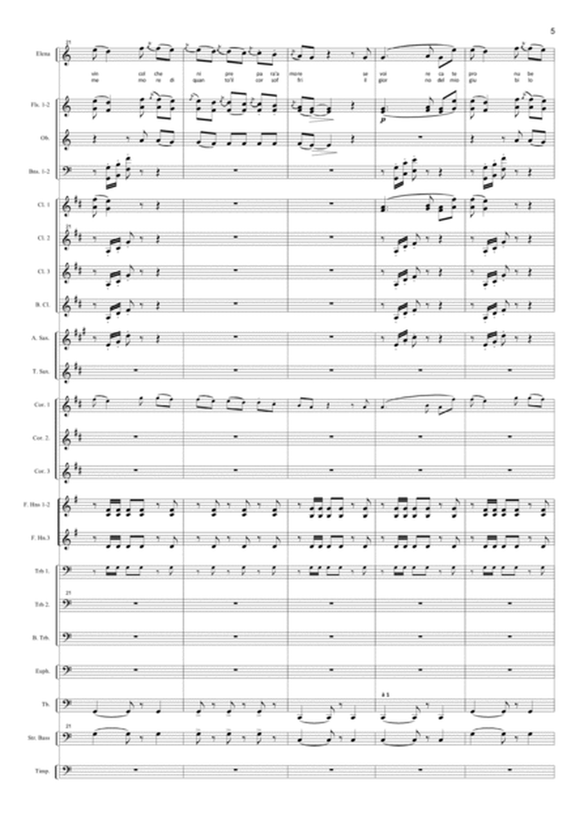 Mercè, diletti amici (I Vespri Siciliani) for soprano and concert band