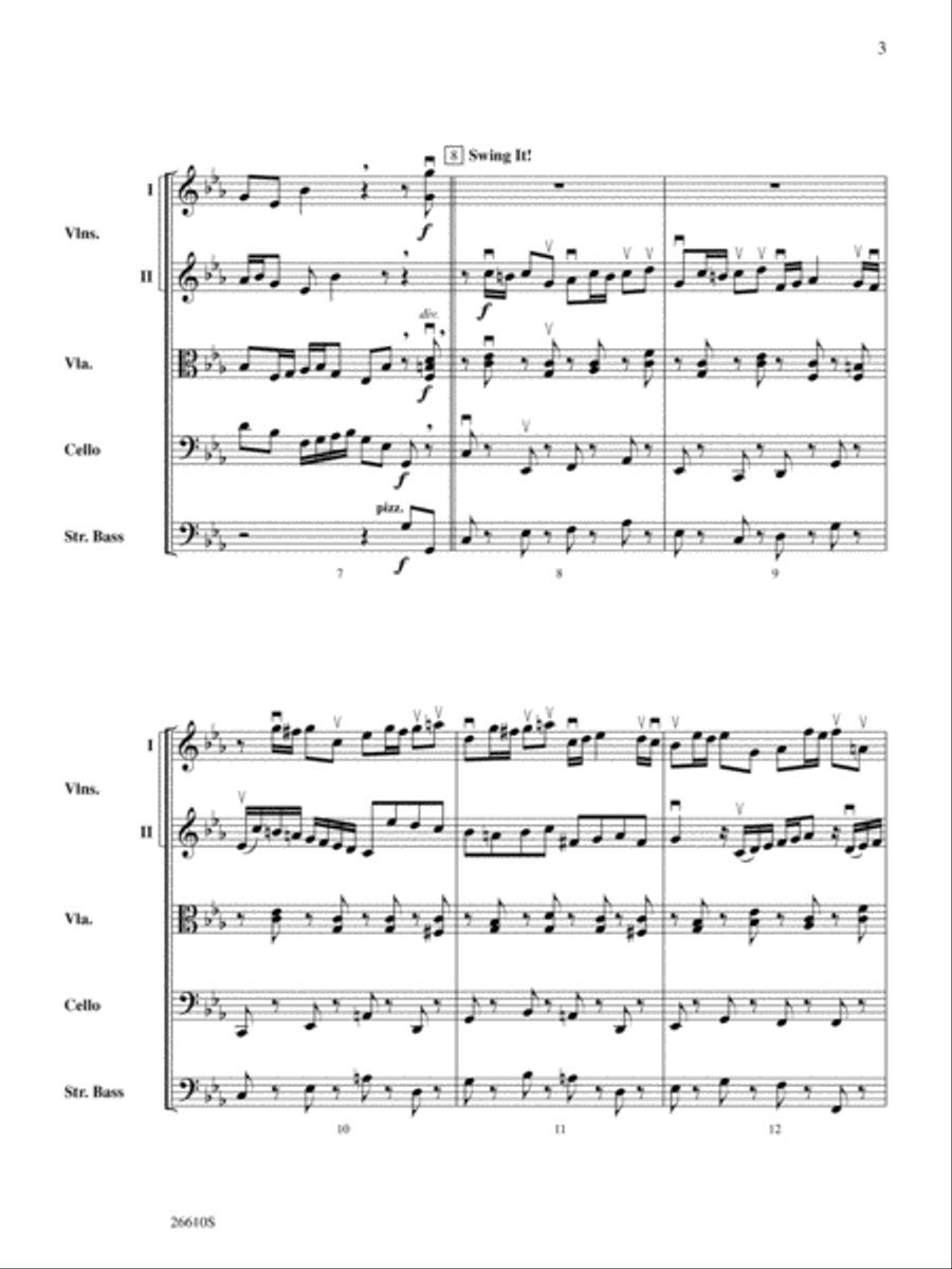 Bach's Lunch: Score String Orchestra scores gallery preview page 3