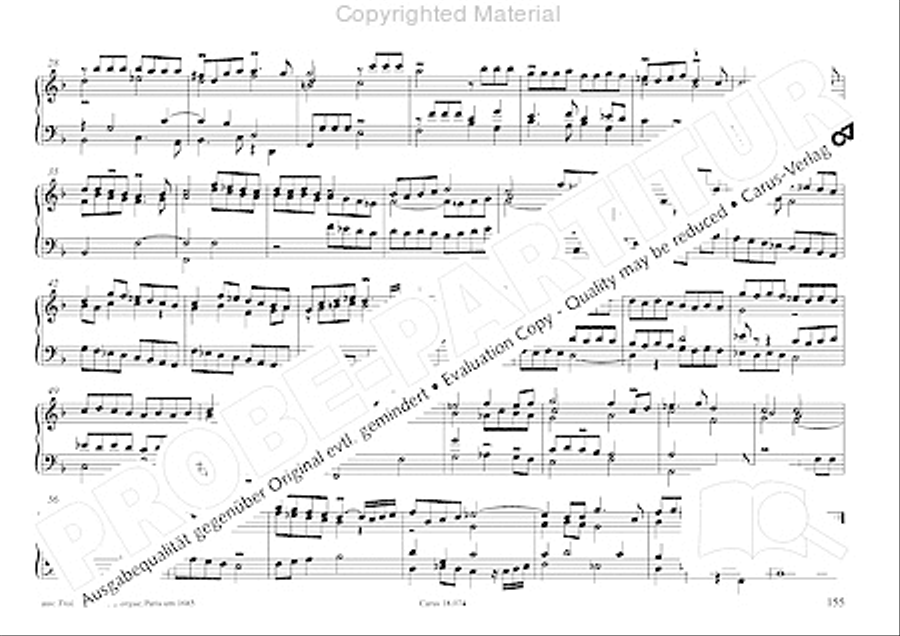 Organo pleno. Orgelstucke zum Ein- und Auszug Organ Solo scores gallery preview page 163