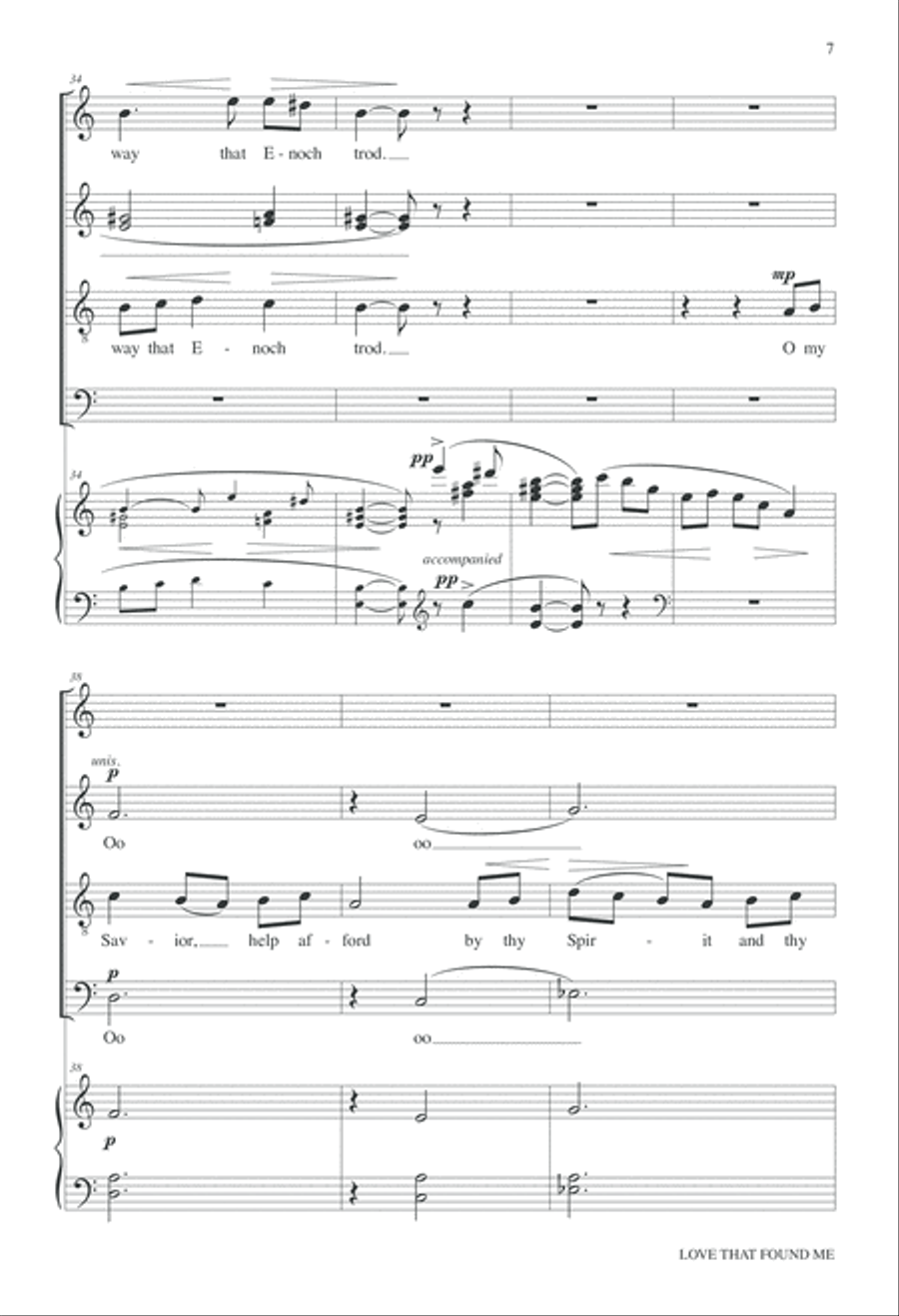 Love That Found Me 4-Part scores gallery preview page 8