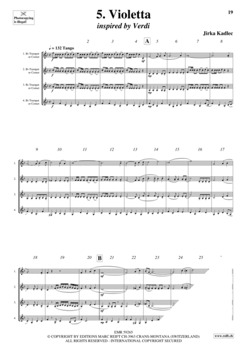 Trumpet Quartet Collection Volume 6 image number null