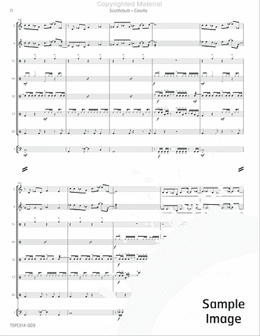 Scuttlebutt Percussion Ensemble scores gallery preview page 15