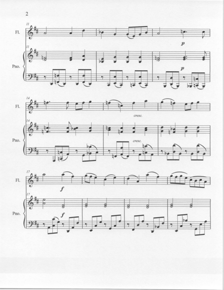 "Gavotte" by Nikolai Myaskovsky for Flute and Piano