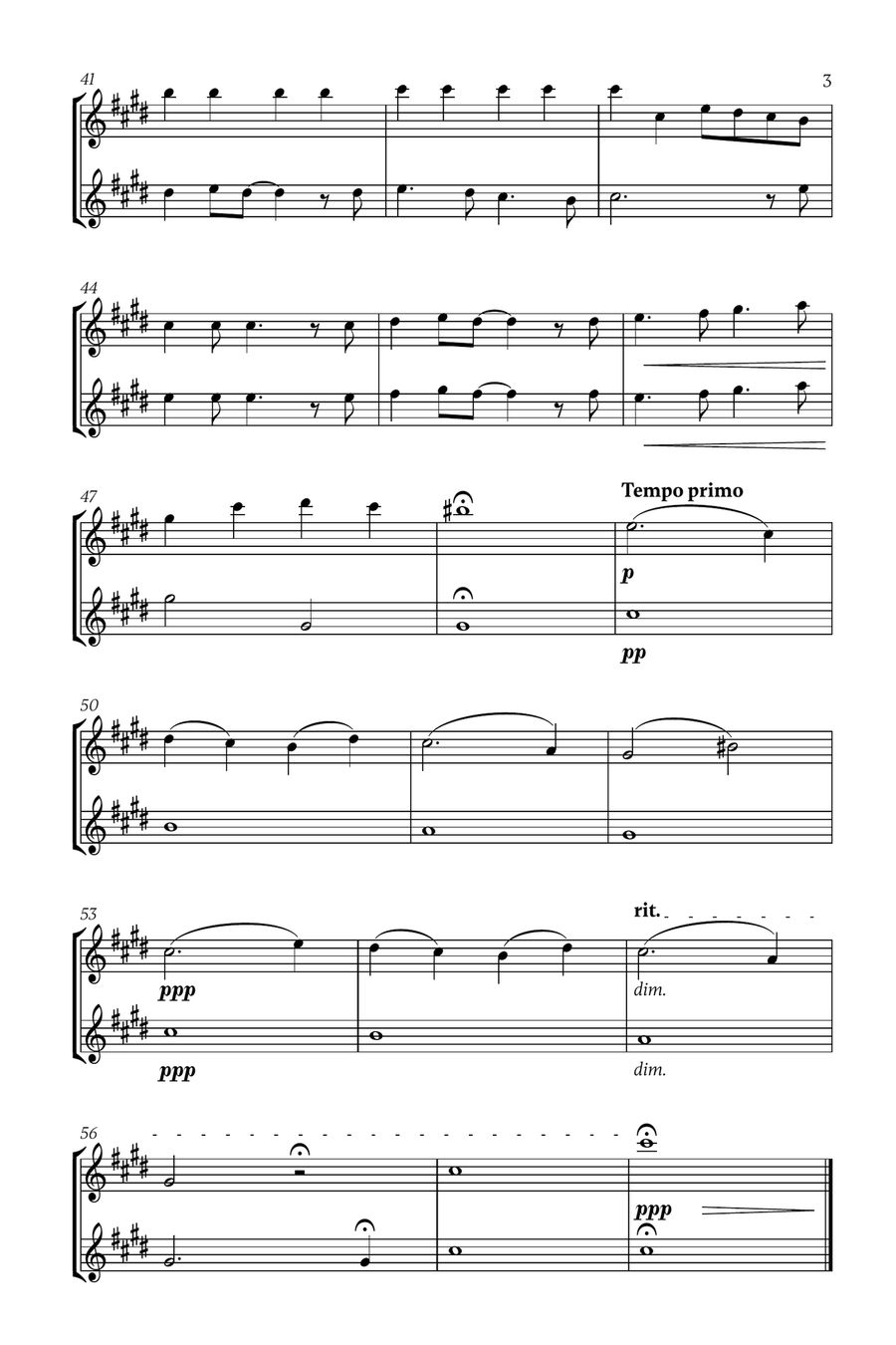 Mary, Did You Know? Mary, Did You Know? B-Flat Clarinet scores gallery preview page 3