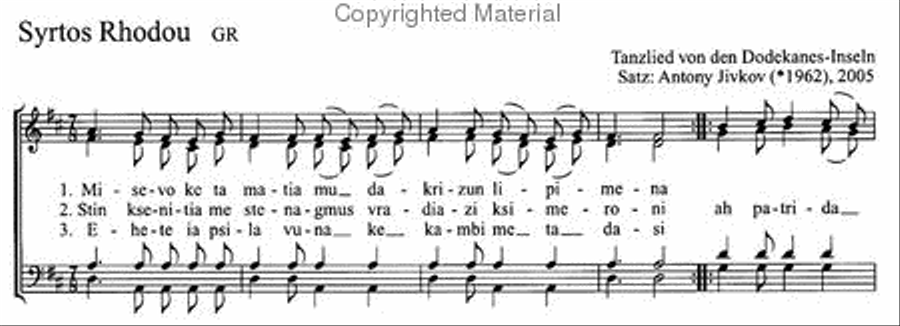 European Folksongs for mixed voices (European Volksongs fur gemischten Chor) Choir scores gallery preview page 4