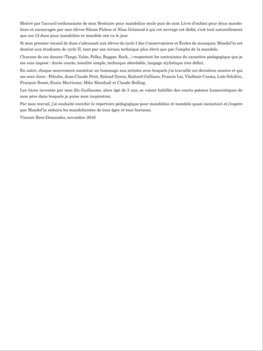 Mandol’in Mandol’in Mandolin scores gallery preview page 3