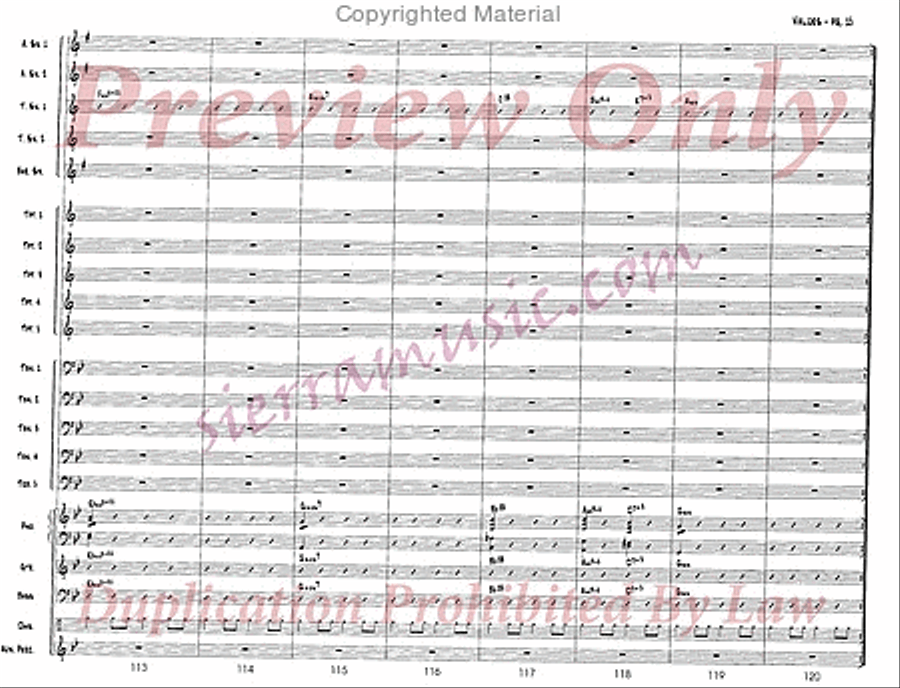 Values Values Jazz Ensemble scores gallery preview page 16