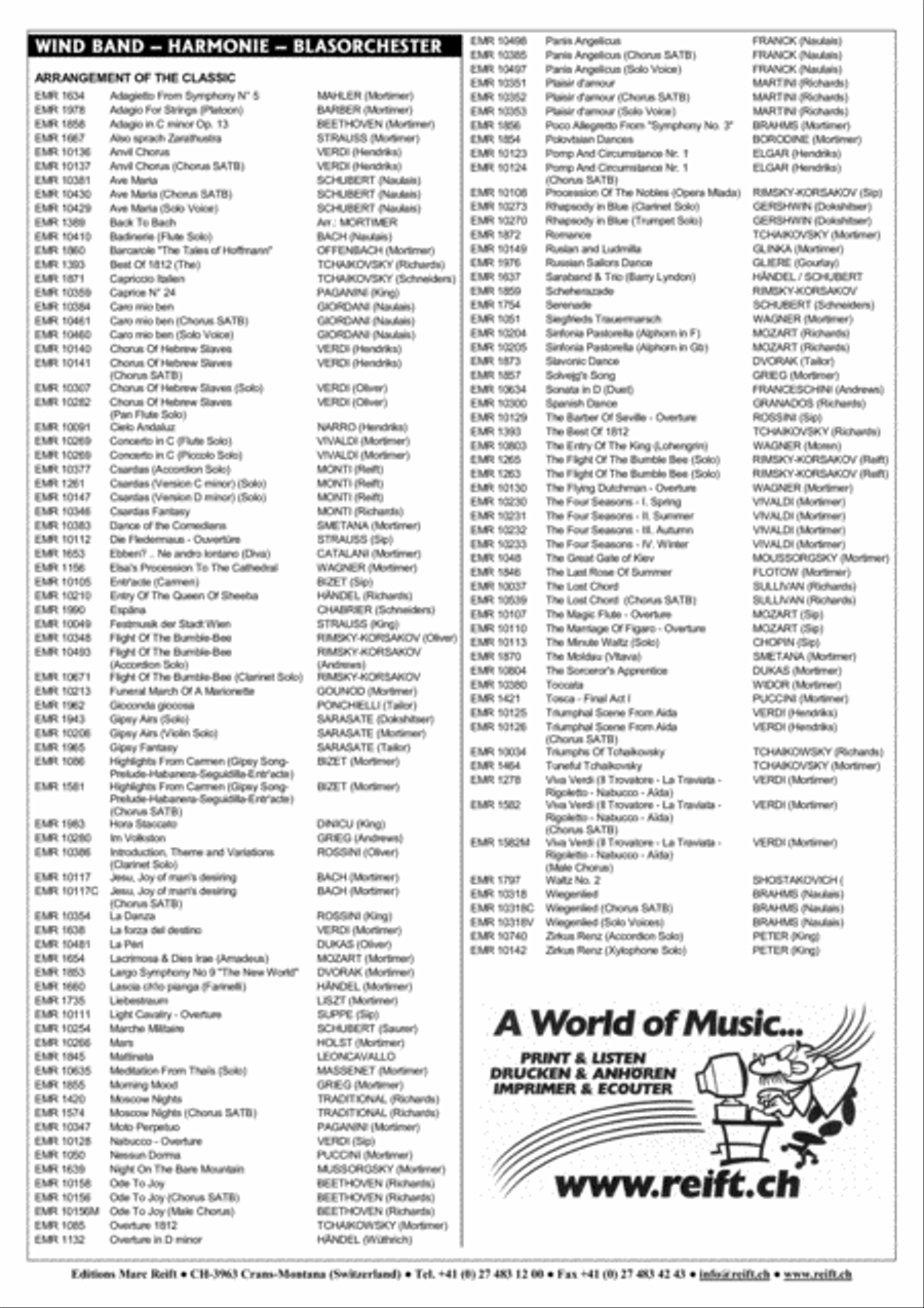 Spanish Dance Concert Band scores gallery preview page 8