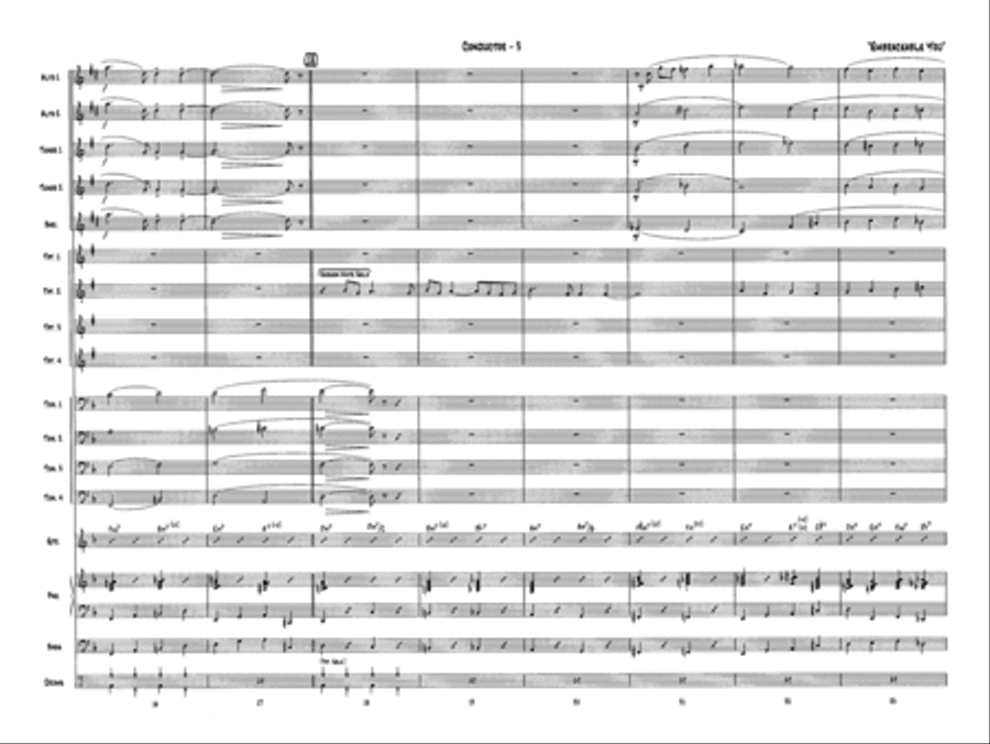 Embraceable You: Score Embraceable You: Score Jazz Ensemble scores gallery preview page 5
