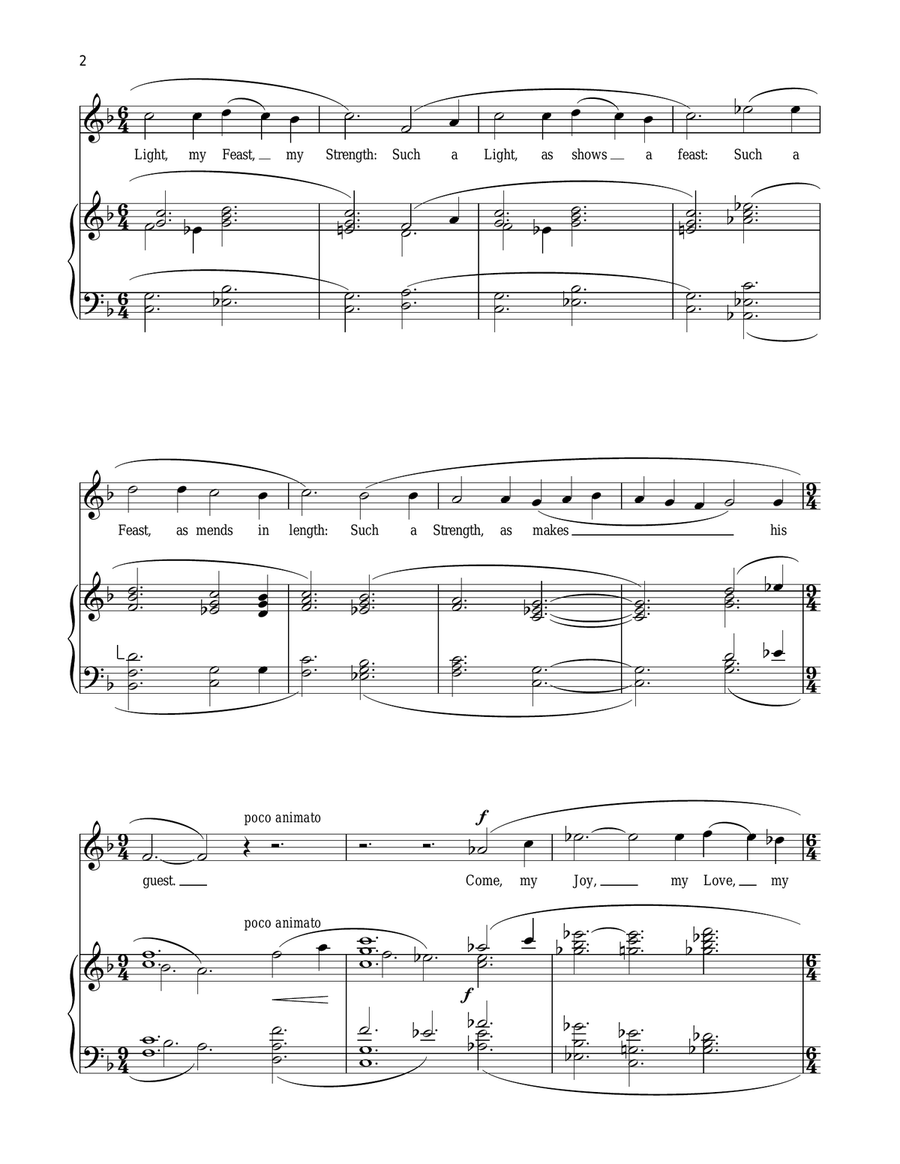 The Call Piano, Vocal scores gallery preview page 2