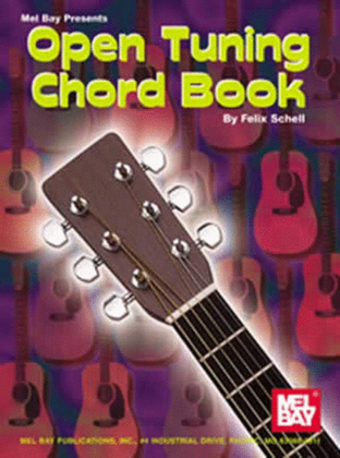 Book cover for Open Tuning Chord Book