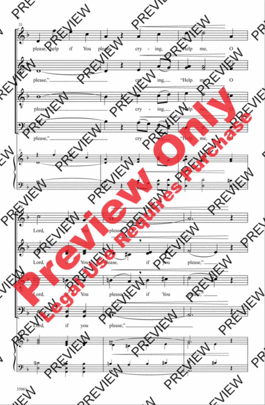 Blind Man 4-Part scores gallery preview page 5