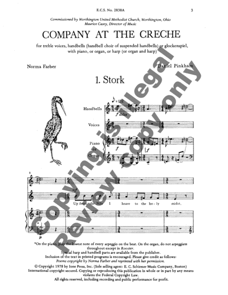 Company at the Creche (Choral Score)
