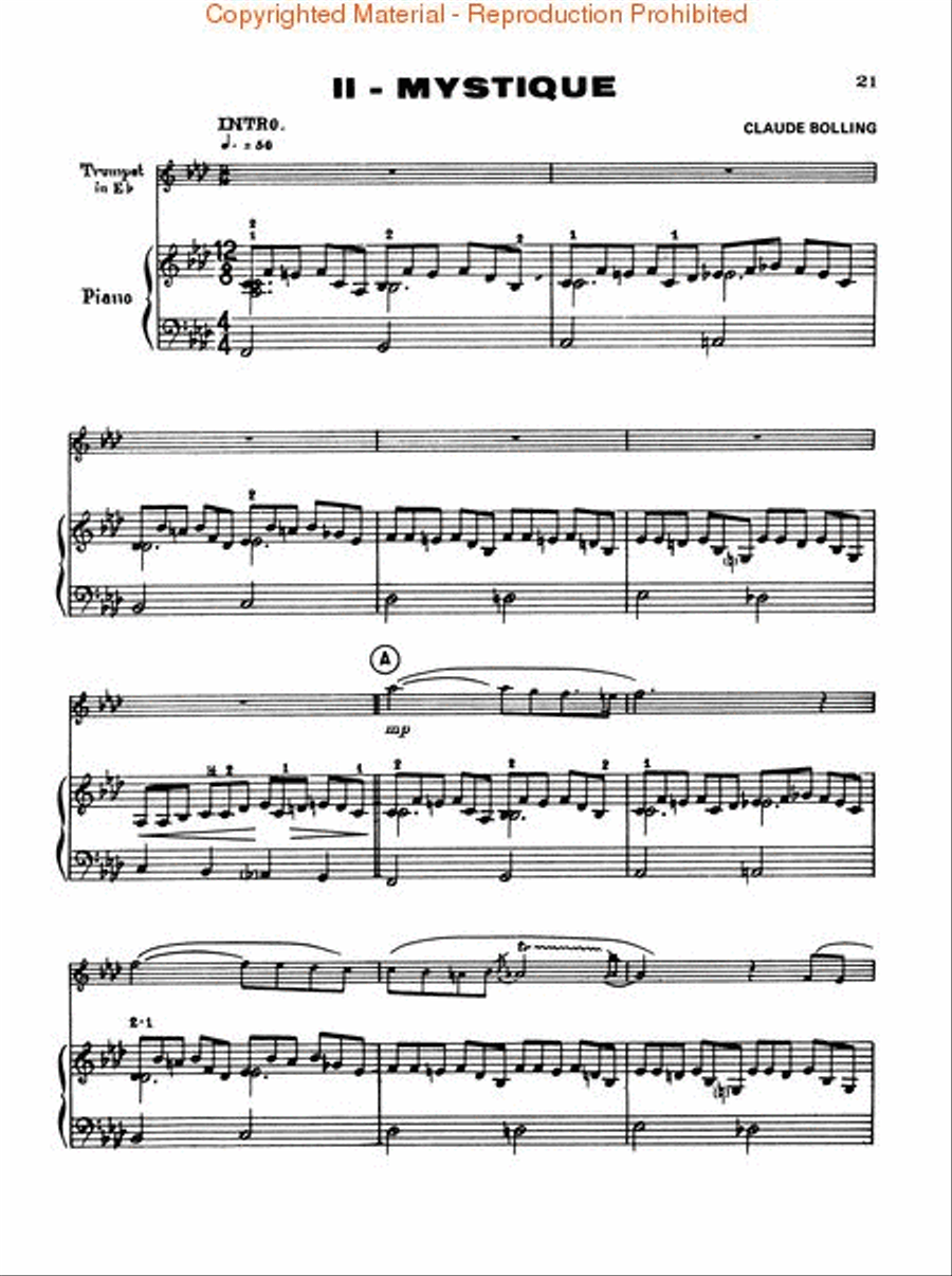 Claude Bolling – Toot Suite Trumpet Solo scores gallery preview page 3