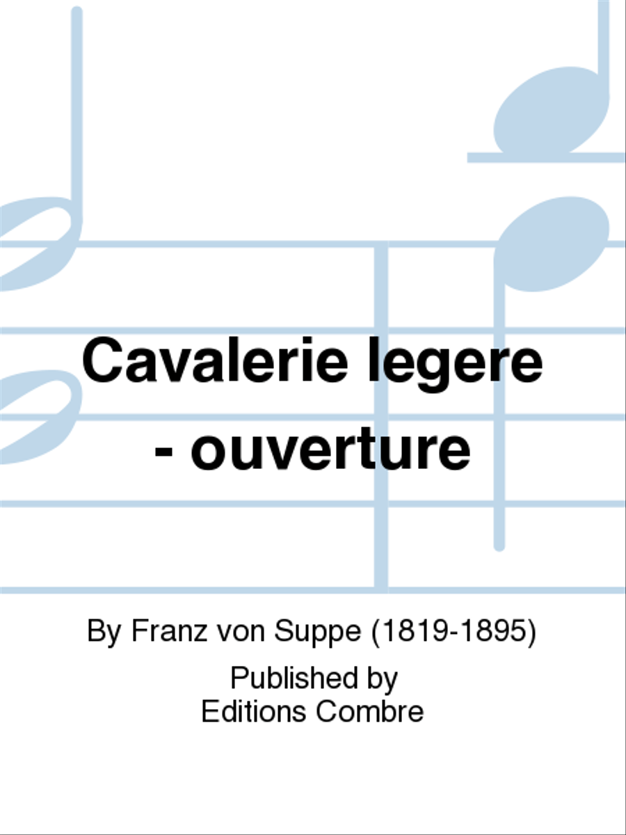 Cavalerie legere - ouverture Piano Solo scores gallery preview page 1