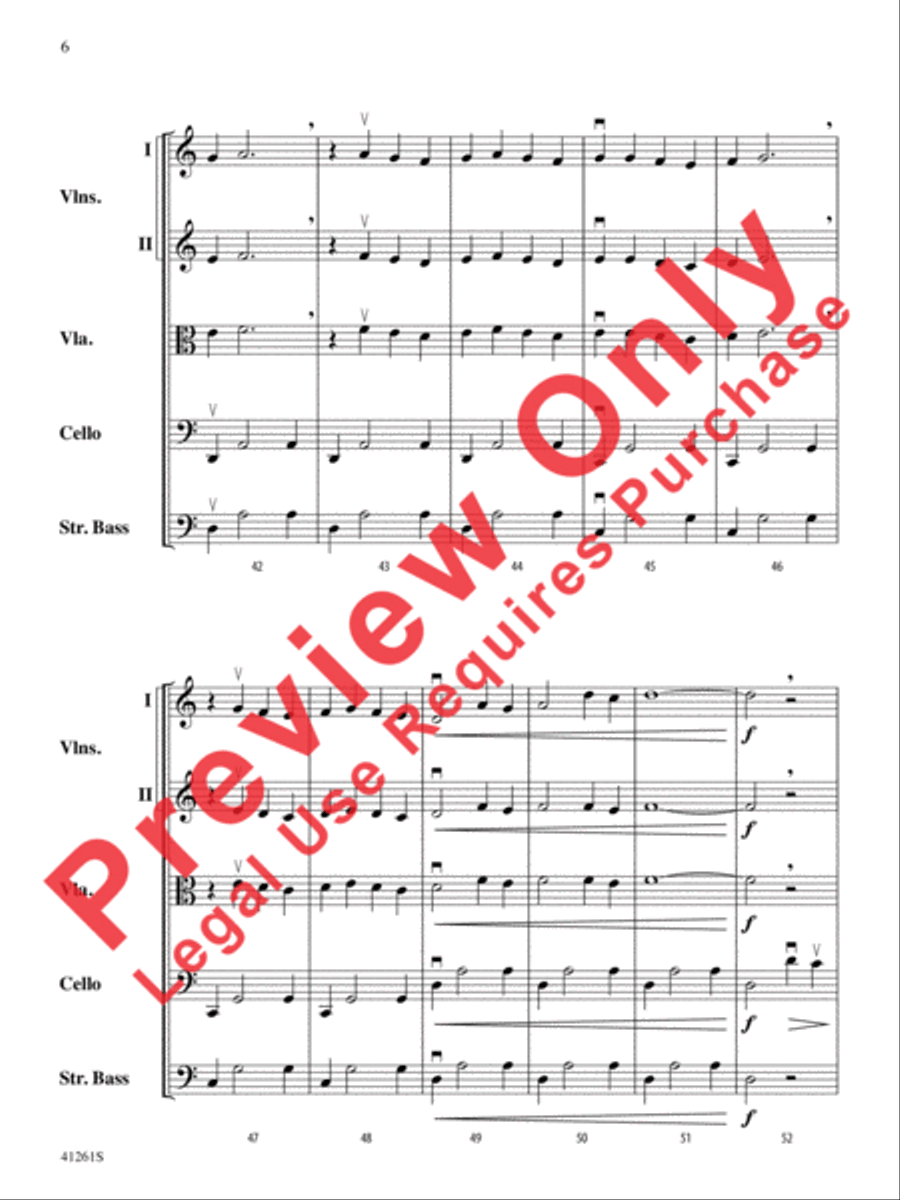 A Pirate's Dream String Orchestra scores gallery preview page 7