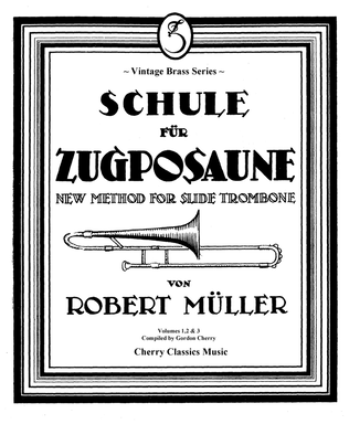 Book cover for School for Trombone - Volumes 1, 2 and 3 complete