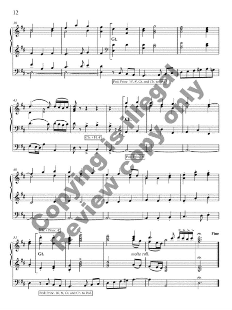 Ancient Airs and Dances, Suite No. 1 Organ Solo scores gallery preview page 13