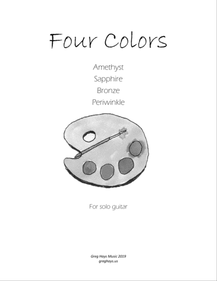 Four Colors Four Colors Guitar Solo scores gallery preview page 1