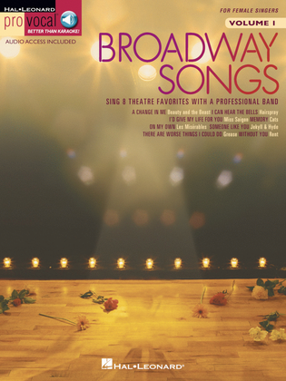 Book cover for Broadway Songs