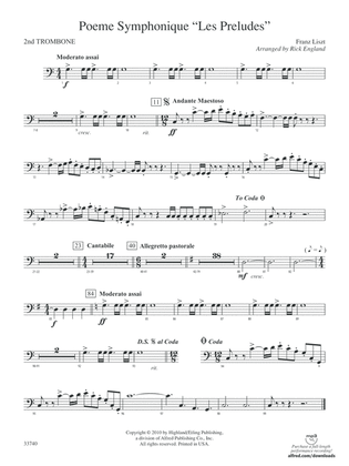 Poeme Symphonique "Les Preludes": 2nd Trombone