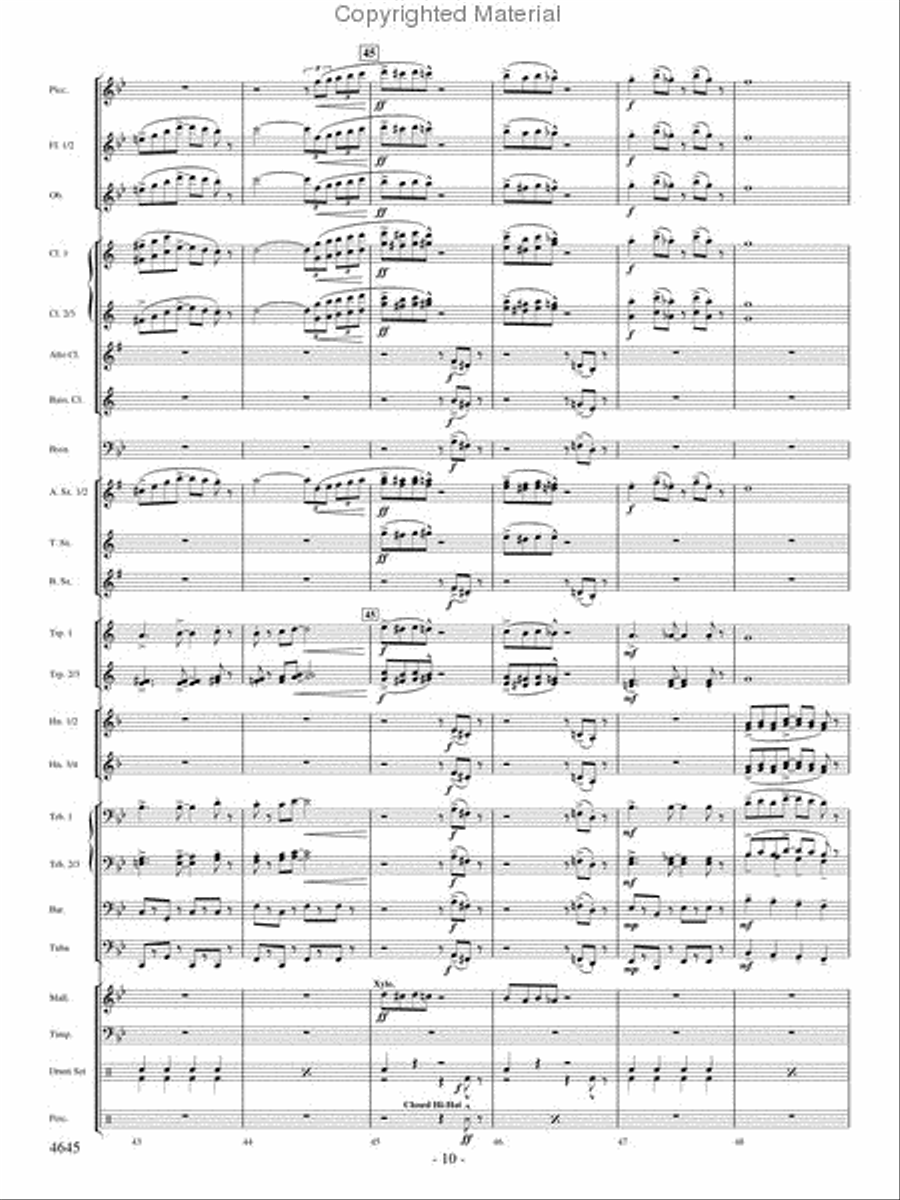 New York: 1927 Concert Band scores gallery preview page 9
