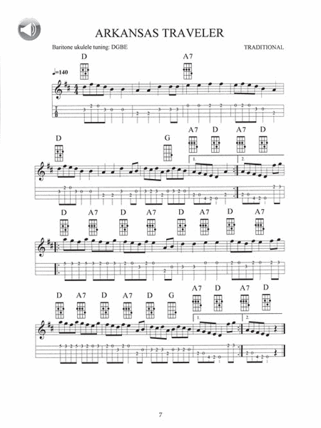 Fiddle Tunes for Baritone Ukulele image number null