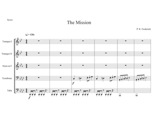 Book cover for Mission, The (Brass Quintet)