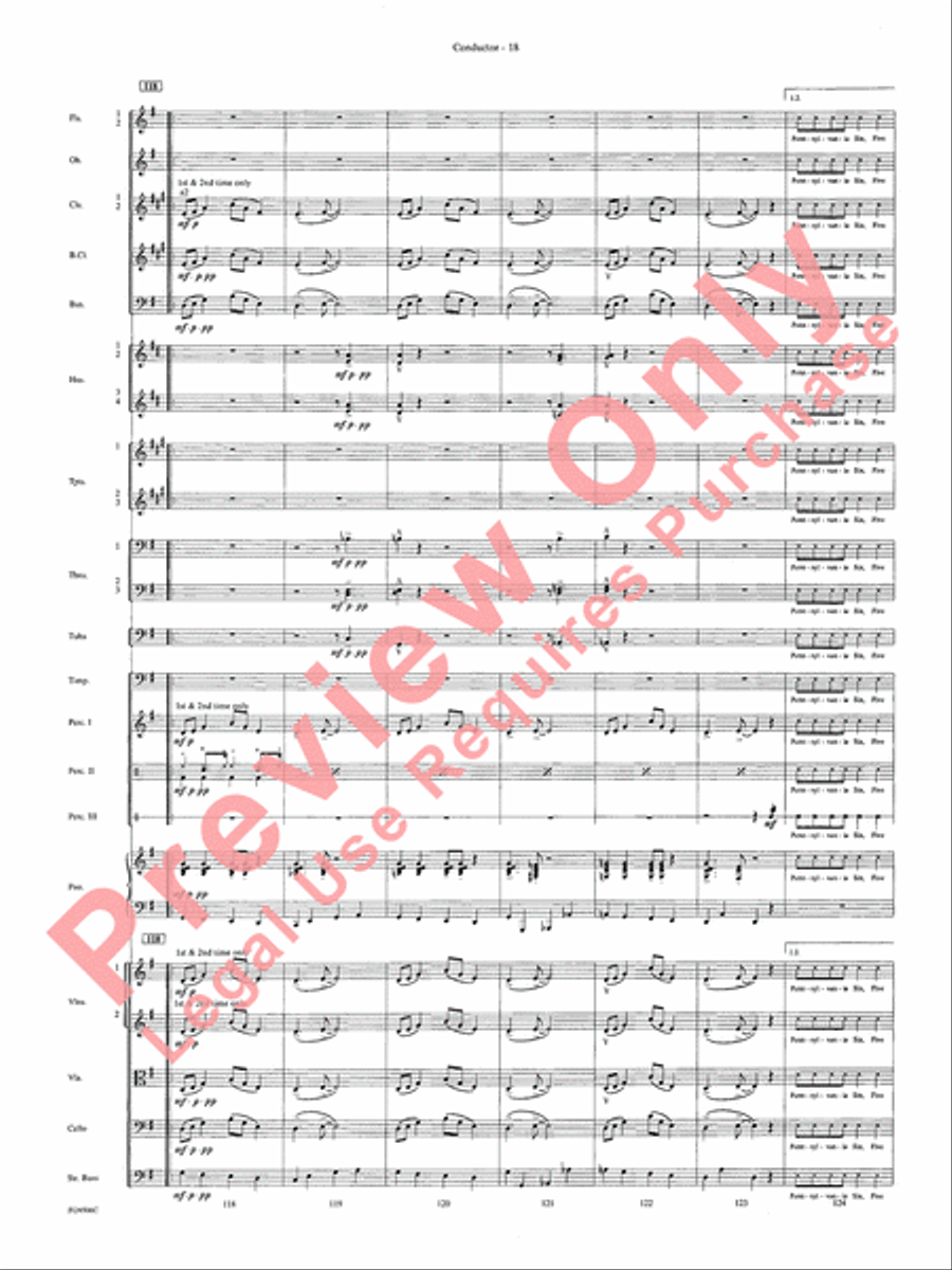 A Salute to the Big Bands Full Orchestra scores gallery preview page 21
