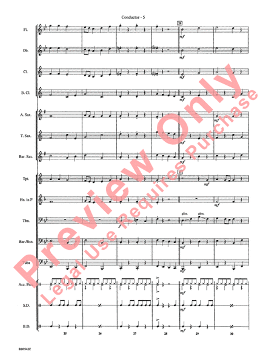 Trombo Mambo Concert Band scores gallery preview page 8