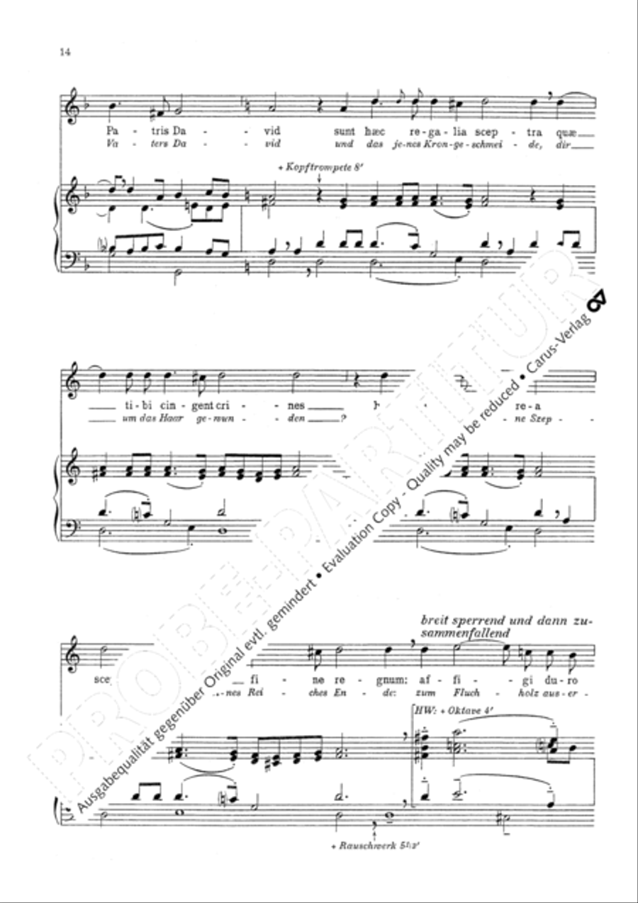 Marienklage Alto Voice scores gallery preview page 17