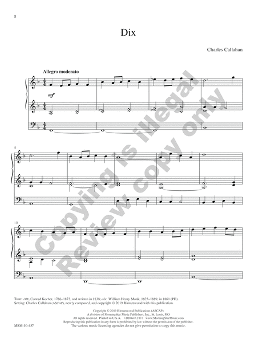 Be Joyful! Organ scores gallery preview page 5
