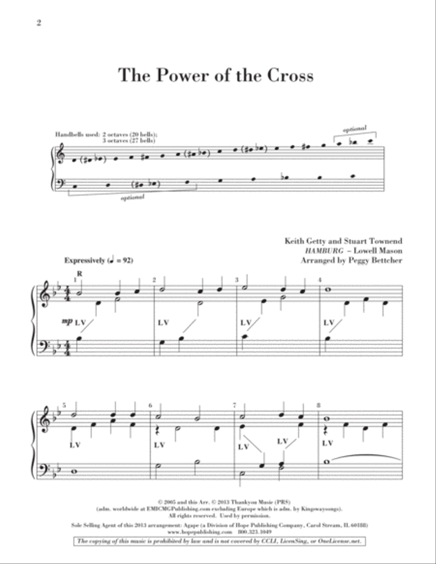 The Power of the Cross 3-Octaves scores gallery preview page 3