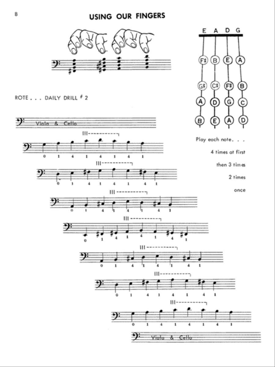 Solo Time for Strings, Book 1 Chamber Orchestra scores gallery preview page 22