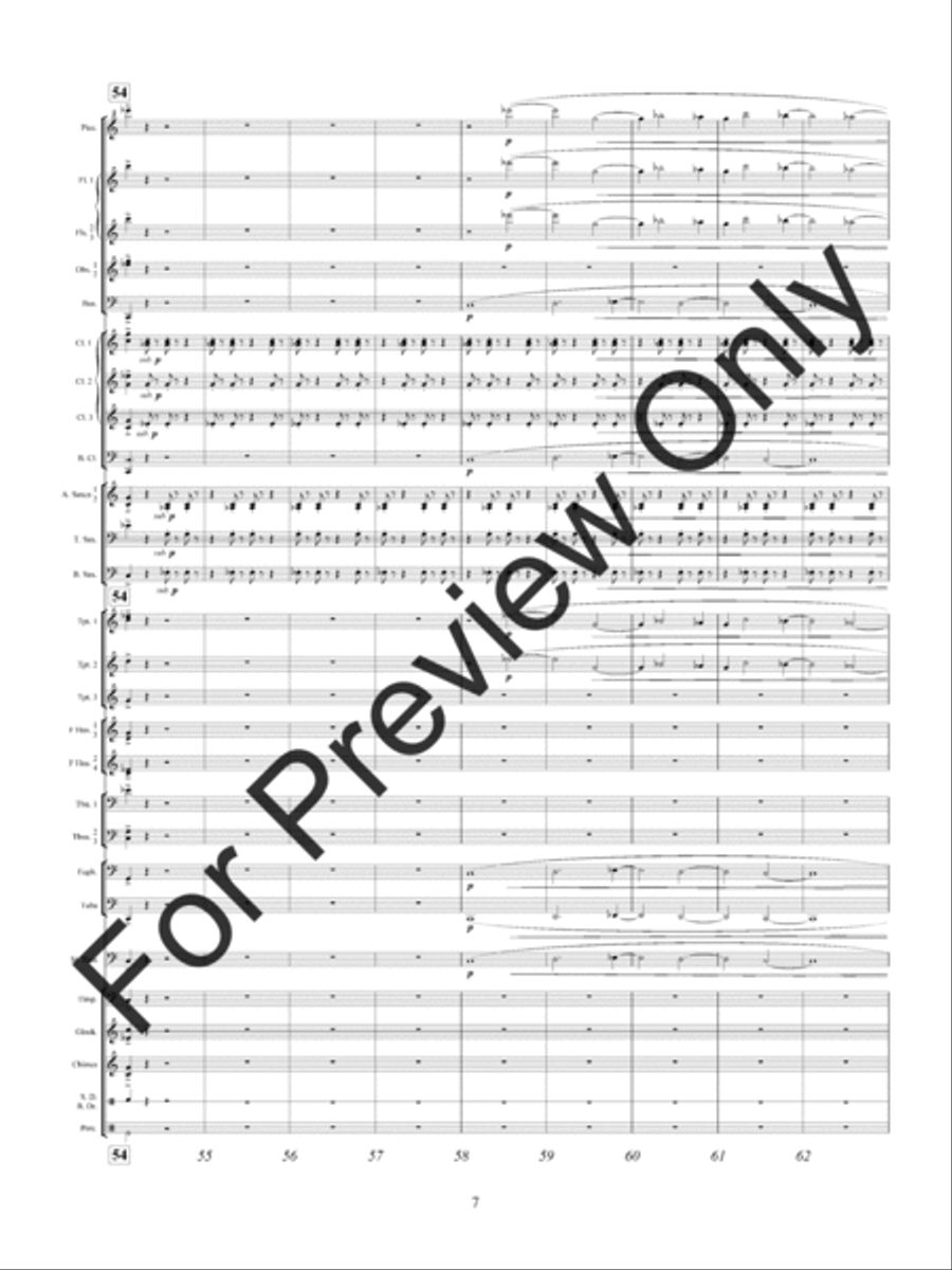 Shards Of Glass Concert Band scores gallery preview page 10